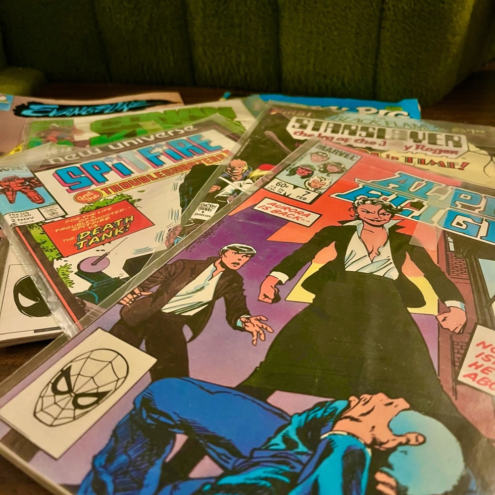 Lot of Vintage Comics. Retro!